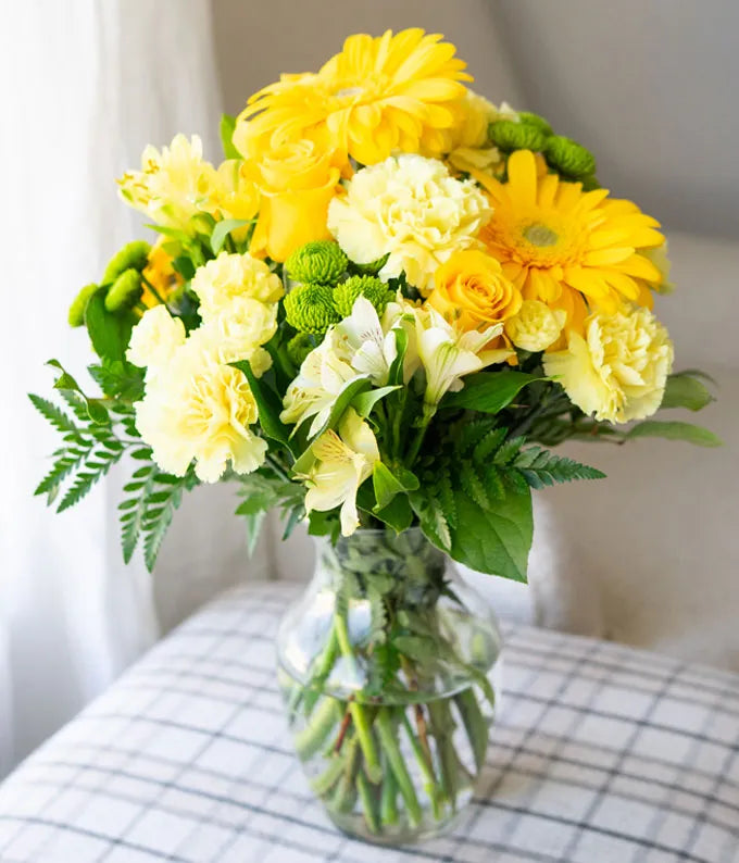 Bursting Yellow Bouquet