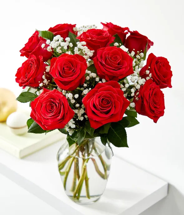 Long Stemmed Red Roses Bouquet