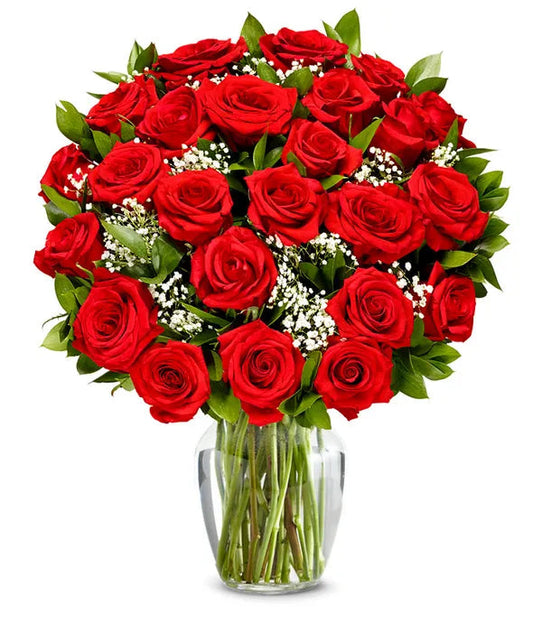 Long Stemmed Red Roses Bouquet