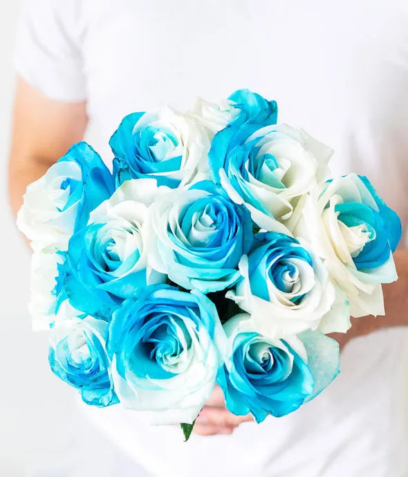 Sea Foam Roses Bouquet