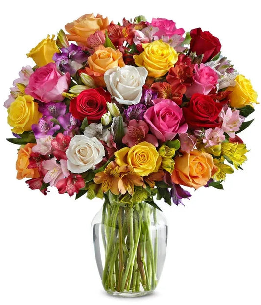 Bright & Sunny Rose Bouquet
