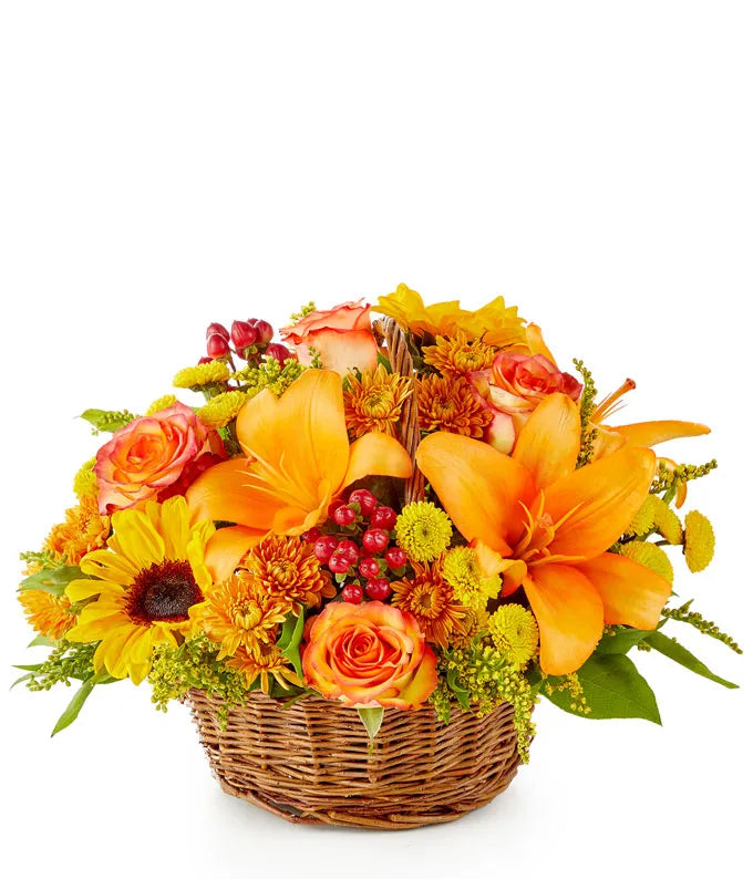 The Essence Of Fall In A Basket