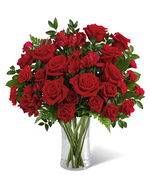 Love-Struck Crimson Bouquet