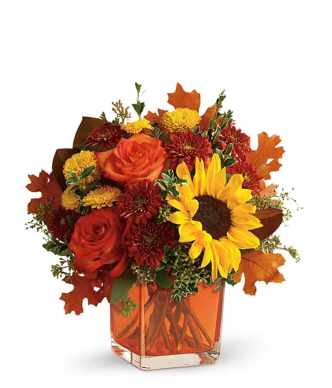 A Hopeful Autumn With Golden Blooms