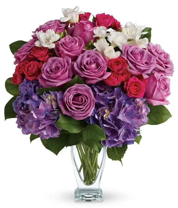 Teleflora's Rhapsody in Purple Bouquet