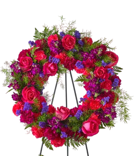 Calming Colors Wreath