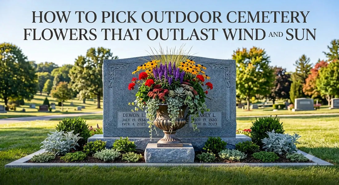 How to Pick Outdoor Cemetery Flowers That Outlast Wind and Sun