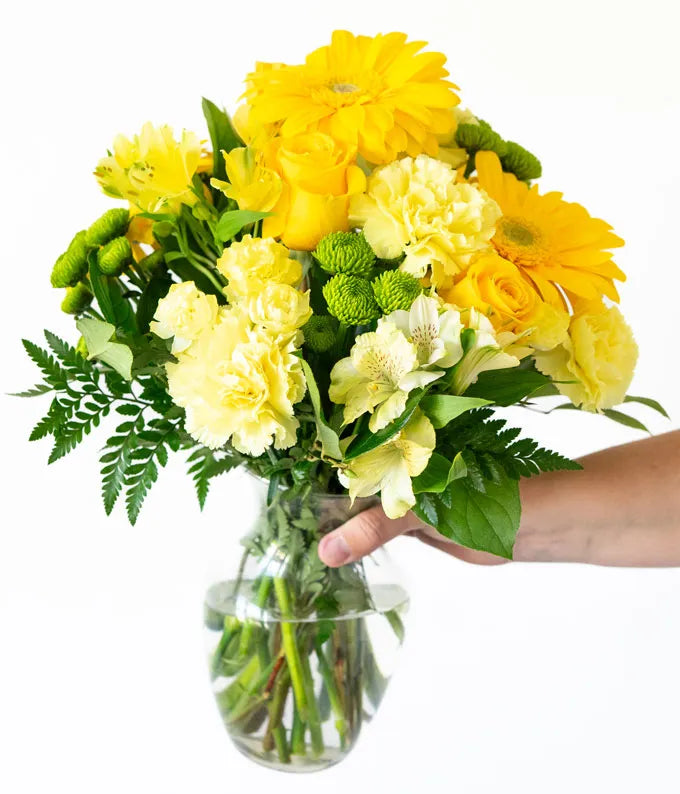 Bursting Yellow Bouquet 
