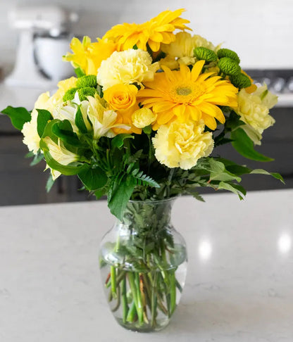 Bursting Yellow Bouquet 