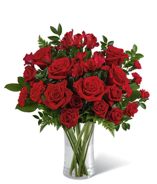 Love-Struck Crimson Bouquet 