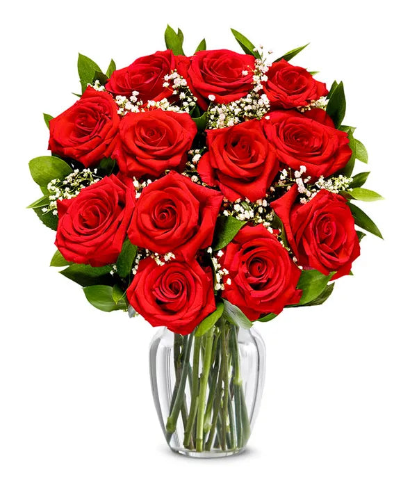 Long Stemmed Red Roses Bouquet 
