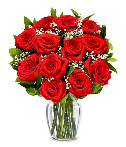Long Stemmed Red Roses Bouquet 