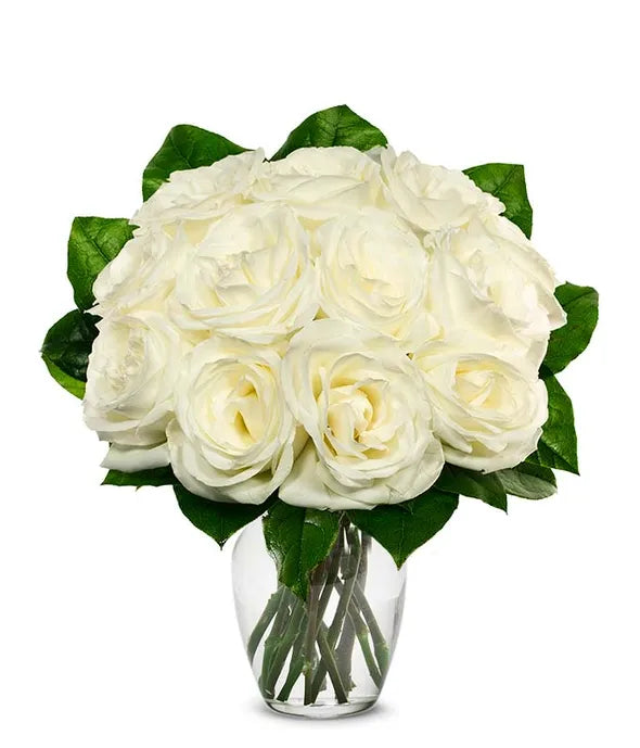 White Roses Bouquet 