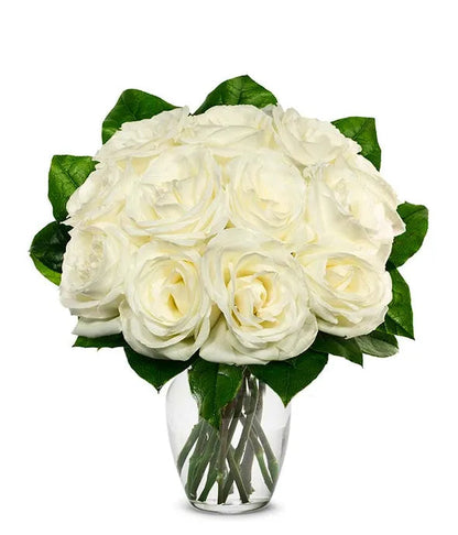 White Roses Bouquet 