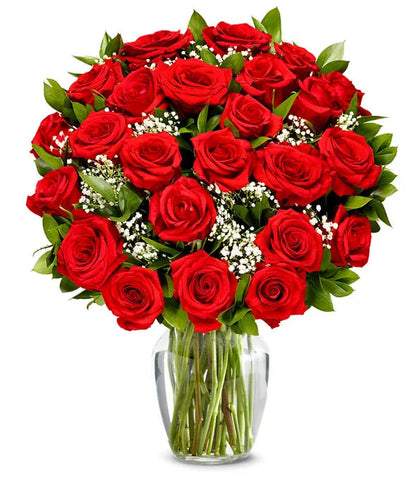 Long Stemmed Red Roses Bouquet 
