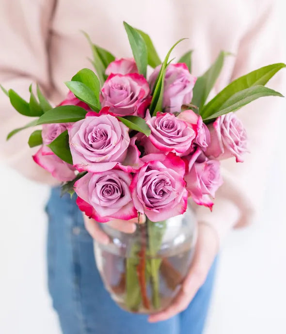 Purple Roses Bouquet 