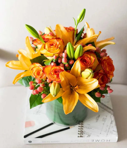 The Coral Rose Bouquet 