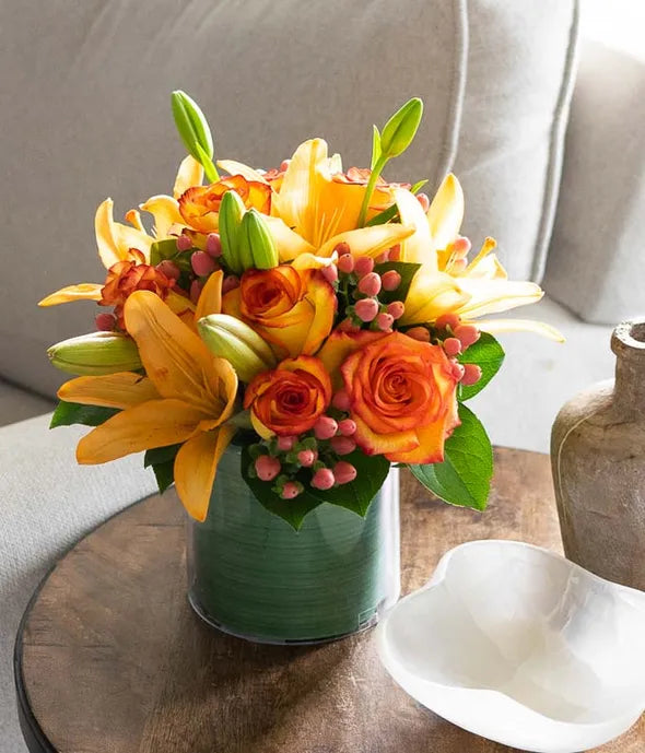 The Coral Rose Bouquet 