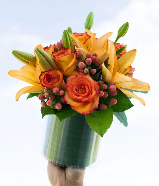 The Coral Rose Bouquet 