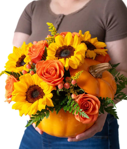 Plentiful Pumpkin Arrangement 