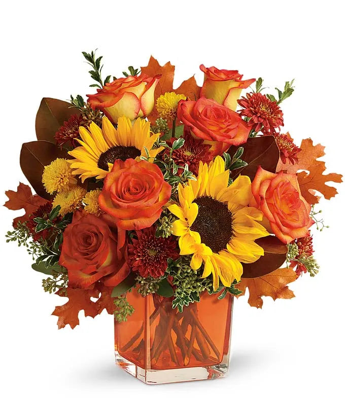 A Hopeful Autumn With Golden Blooms 