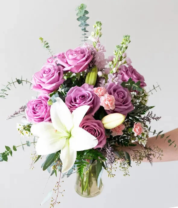 Purple Elegance Bouquet 