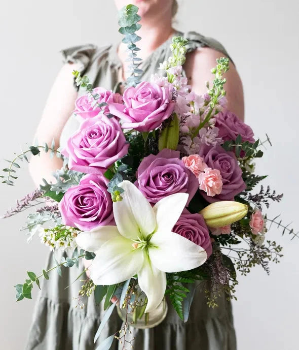 Purple Elegance Bouquet 