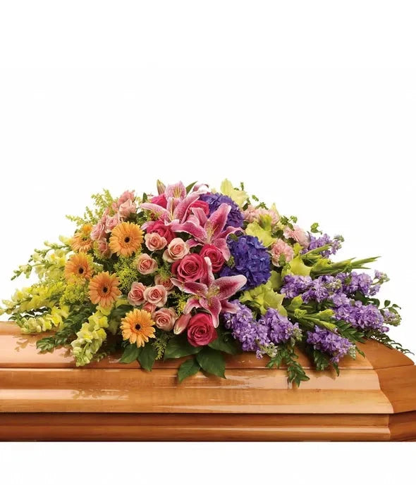 Enchanted Garden Casket Spray 