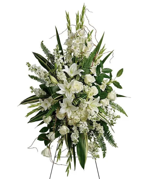 Ivory Reflections Standing Sympathy Spray 