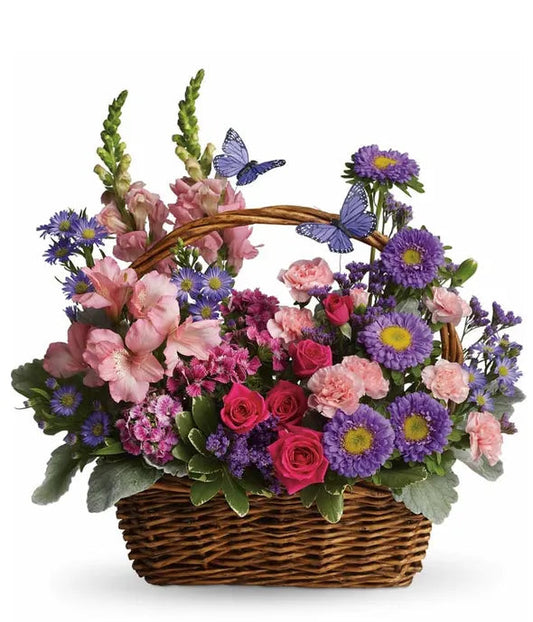 Country Basket Blooms 