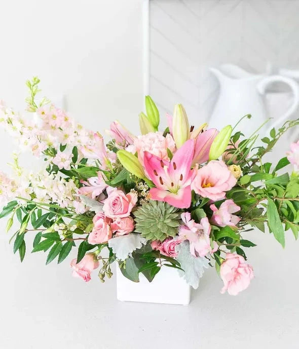 Modern Romance Succulent Arrangement 