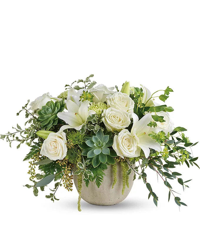 Lasting Grace Of White Roses 