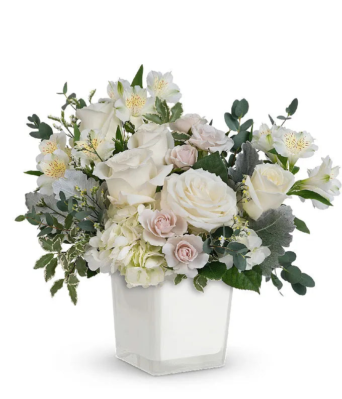 Ivory Crème Blooms For Steady Hope 