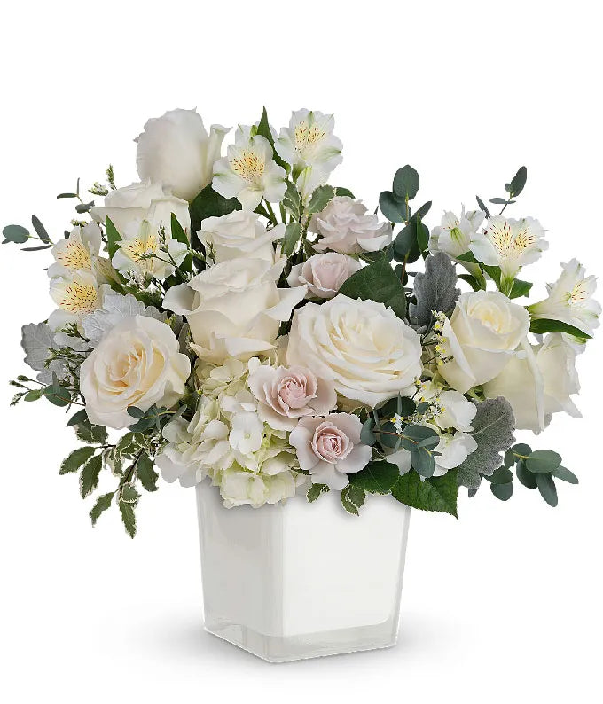 Ivory Crème Blooms For Steady Hope 