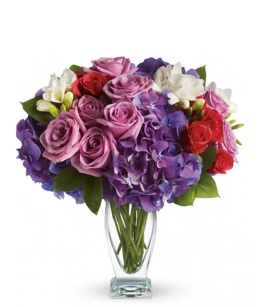 Teleflora's Rhapsody in Purple Bouquet 