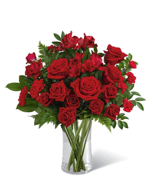 Love-Struck Crimson Bouquet 